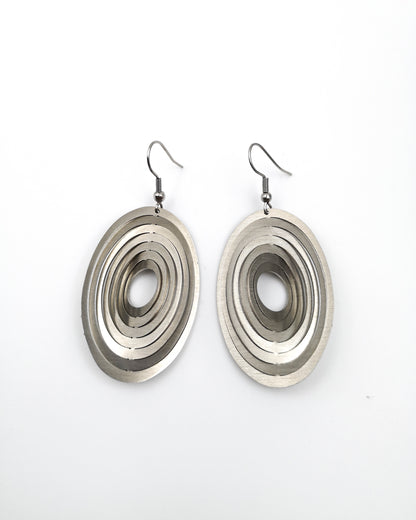 Illusion Ellipse Earrings