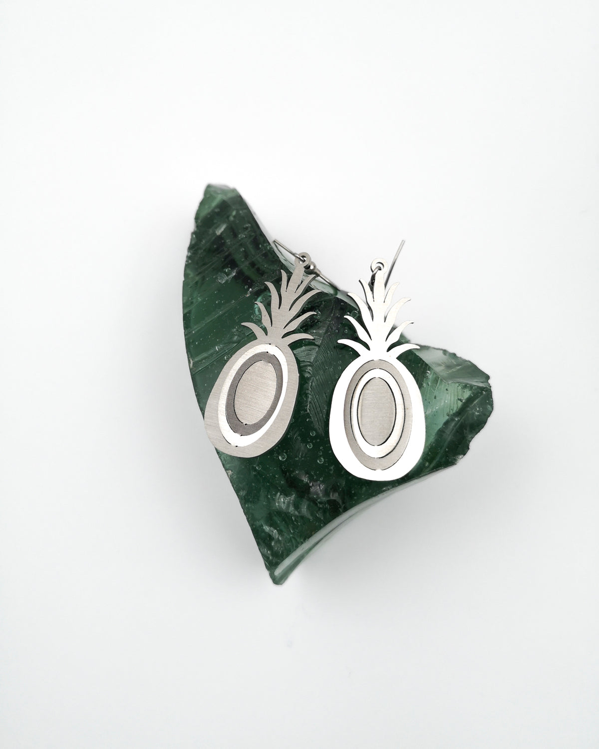 Illusion Pineapple Earrings