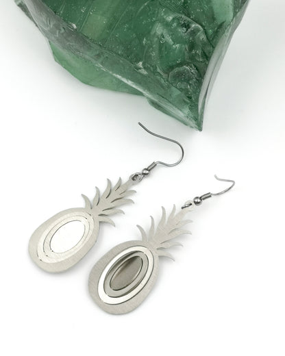 Illusion Pineapple Earrings