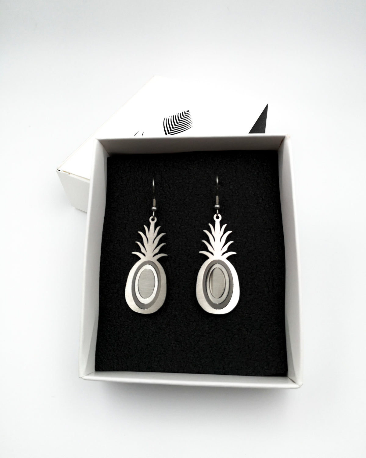 Illusion Pineapple Earrings