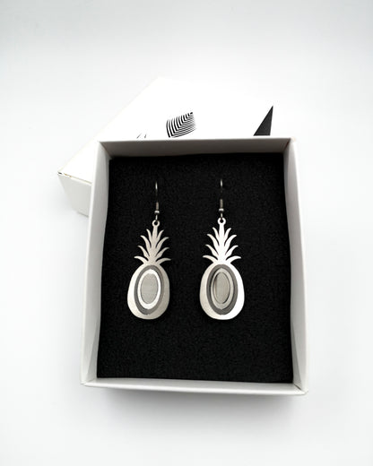 Illusion Pineapple Earrings