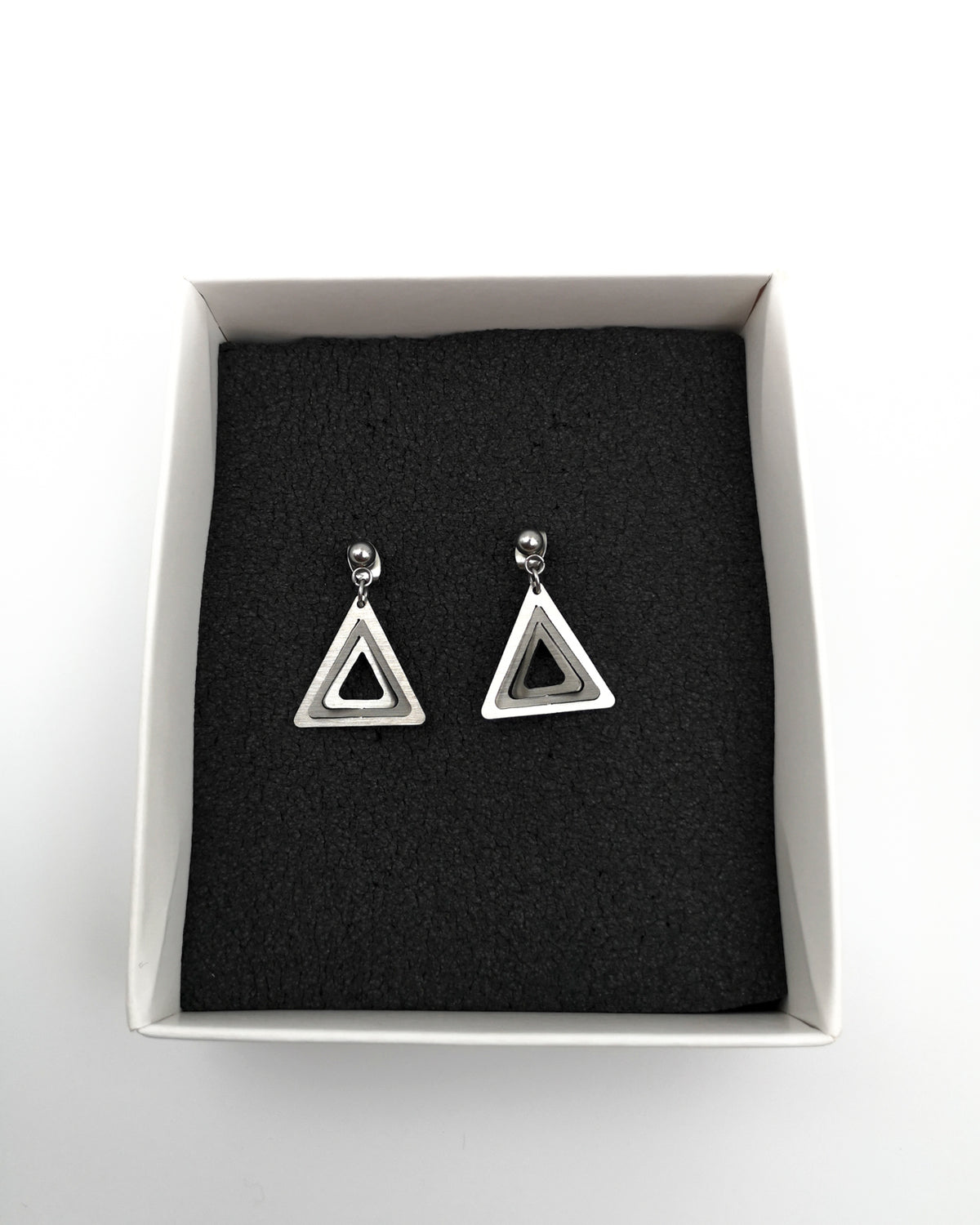 Σκουλαρίκια Illusion Triangles mini
