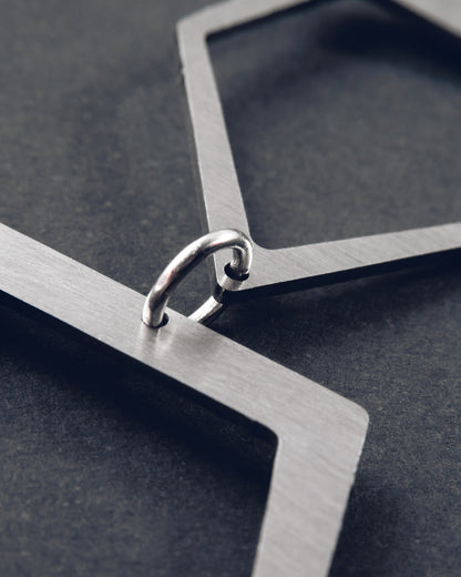 Split Diamond Earrings