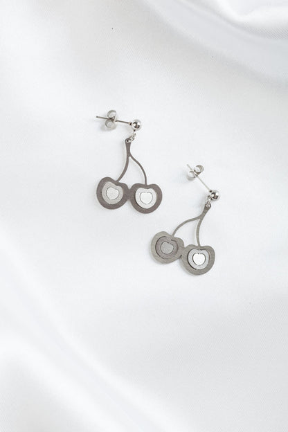 Illusion Cherries mini earrings