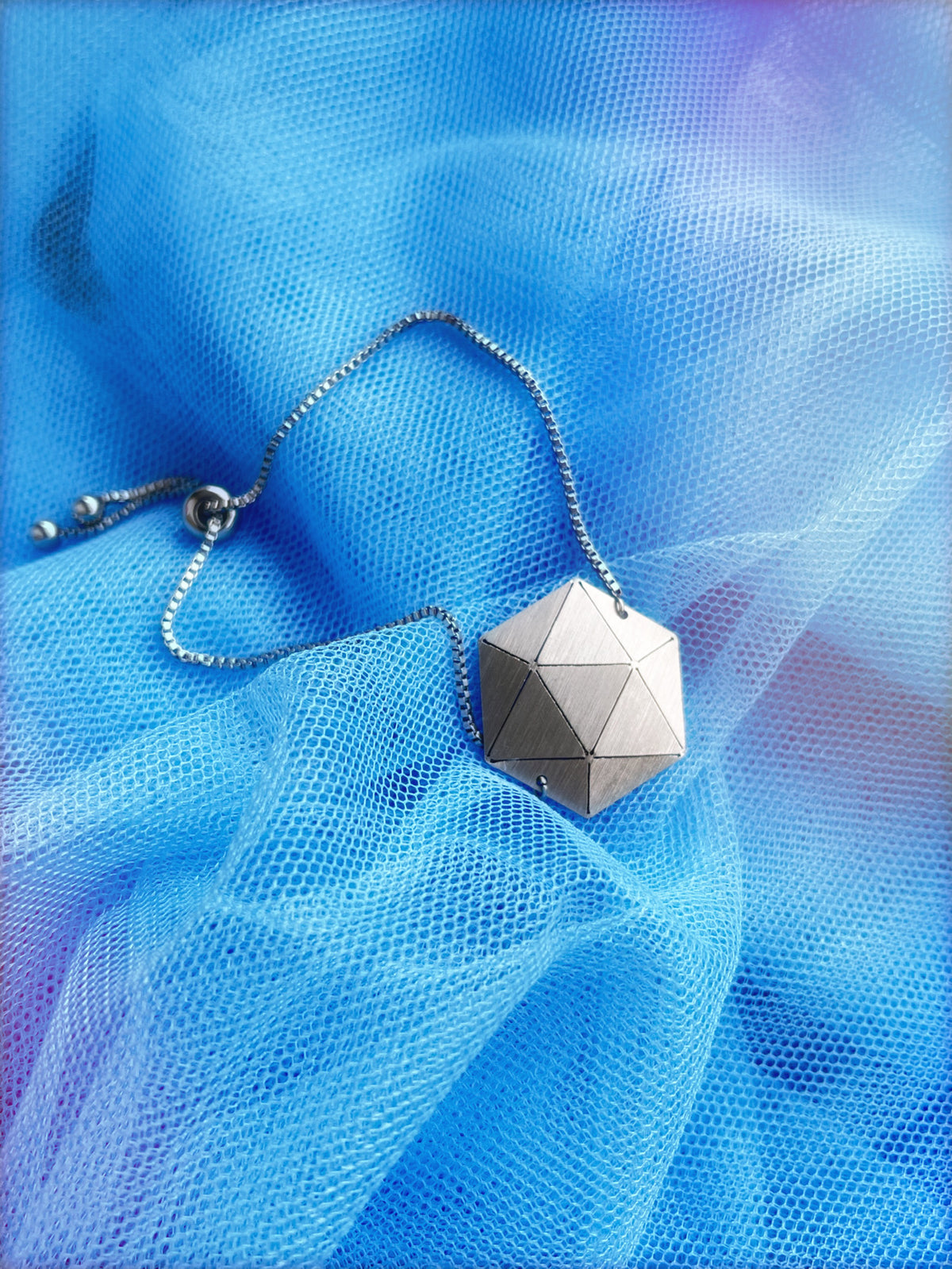 Βραχιόλι με αλυσίδα Origami Polygon
